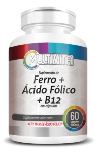 FERRO + ÁCIDO FÓLICO + VITAMINA B12